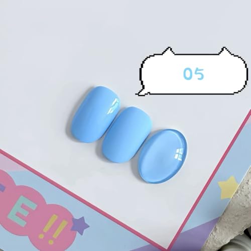 Set 6 pcs Esmalte de Gel colores verano, duradero miniatura 4