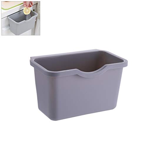 Porte de placard en plastique, panier de cuisine suspendu, poubelle, poubelle poubelle, mini armoire de cuisine, bac de récupération pour déchets de cuisine, convient pour salle de bain et bureau Cover