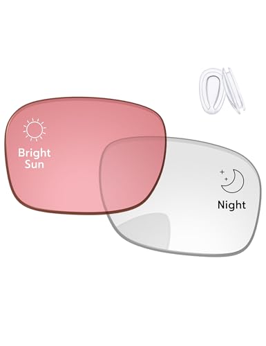Image of Replacement Lenses & Nose Pieces for Oakley Holbrook Metal OO4123 55mm - Precision Fit, UV Block & Impact Resistant