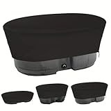 Cubierta ovalada para tanque de 50/100/150/200 galones, cubierta de piscina de inmersión fría, impermeable, cubierta de baño de hielo, cubierta de bañera de inmersión fría, cubierta de piscina