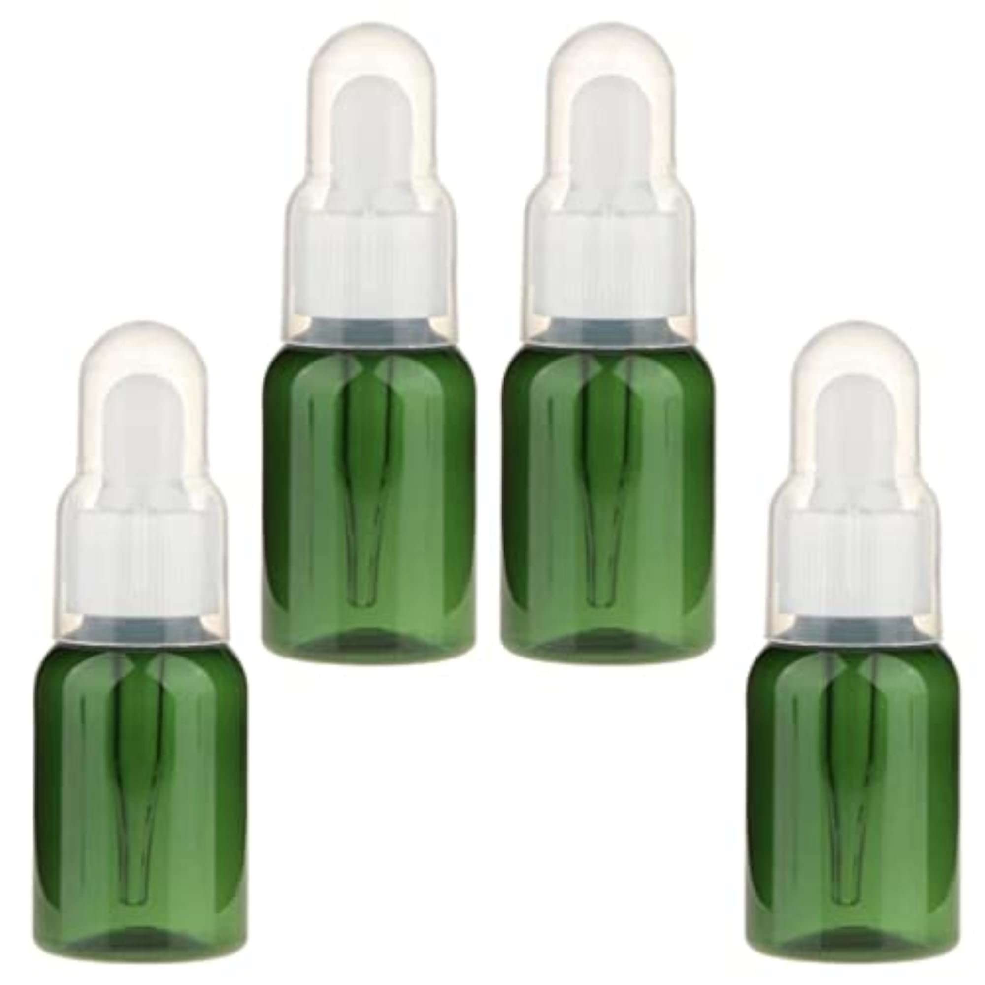 4pcs 35ml Empty Refillable Dropper Bottles with Pipette