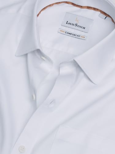 Image of LOUIS STITCH Men's Regular Fit Formal Shirts for Men (ST-S1-CF-900 (1))