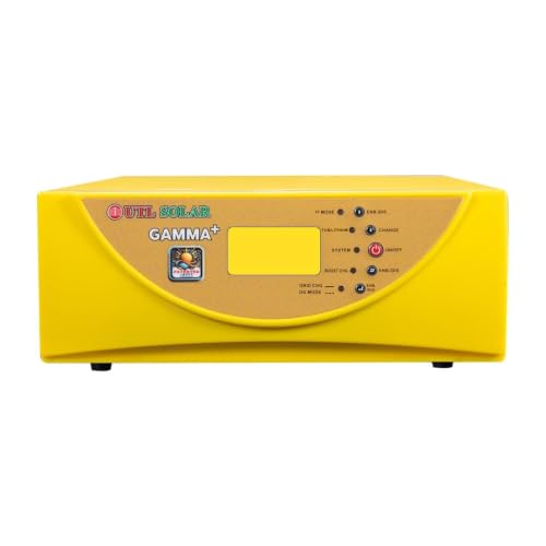Image of UTL Gamma Plus 1012 MPPT Solar Hybrid Inverter for Home, Office & Shops | 1kVA /12V | Pure Sine Wave | Built-in MPPT Solar Charge Controller | Multi-Colour LCD Display | 3 Years Warranty