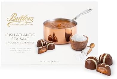 Butlers Irish Atlantic Sea Salt Chocolate Caramels, 125G