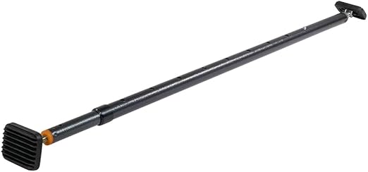 Mytee Products 40"-70" Heavy Duty Steel Telescopic Adjustable Load Lock Bar for Cargo Tie-Down, Pickup Truck Beds, Enclosed Trailer & Trucks - Cargo Bars with Rubber Pad
