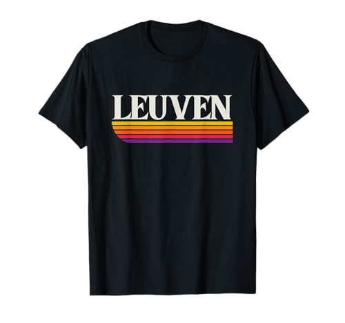 Lovaina Belgium Retro Graphic - Lovaina Bélgica Camiseta