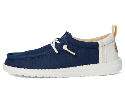 Hey Dude Boy's Wally Summer Linen (Little Big Kid) Loafer4