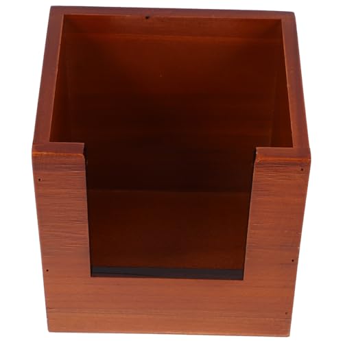 FUNOMOCYA Sturdy Wooden Recipe Holder Storage Box Vintage Organizer for Kitchen Tool Install