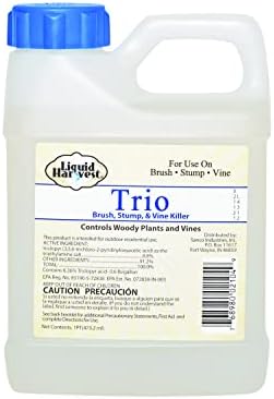 Liquid Harvest Concentrated Brush Killer (Comparable to Leading Triclopyr  Brands) - 16oz- Formulated to Control over 70 types of Brush, Vines,  Harmful ...