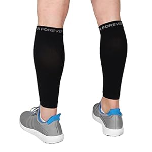 Run Forever Calf Compression Sleeves for Men and Women – Leg Compression Sleeve – Footless Compression Socks for runners