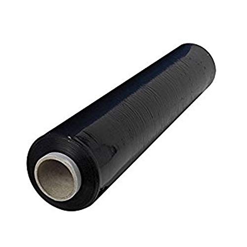 FILM ÉTIRABLE NOIR 270 MÈTRES X 450 MM - 17 MICRONS - LOT DE 6 ROULEAUX