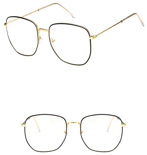 Shiratori Unisex Sunglasses Fashion Gold Brown Drive Holiday Square Non-Polarized UV4004