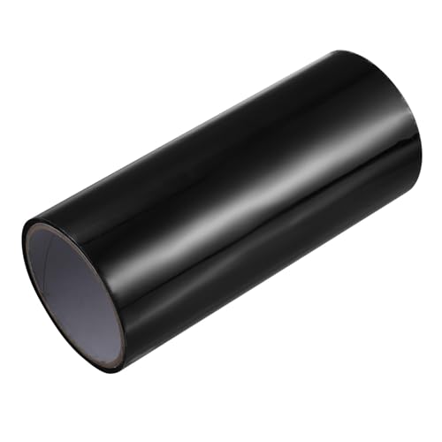 FOMIYES Cinta Selladora Autoadhesiva Negra de PVC Flexible 20 CM X 1,5 M para Fugas de Agua en Lavabos, Baldes y Superficies Exteriores