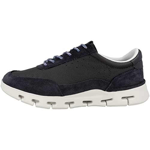 Image of Clarks Mens 26166010-black Comb Sneaker