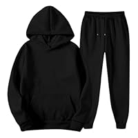 Tracksuit Mens Full Set Joggers for Men Uk Baggy Bottoms Fleece Gym Trousers Cargo Men's Tracksuits Work Slim Fit Track Suit Jogging Athletic Hooded Sweatshirt and Casual 2-Piece Hoodie Clothing,XXL