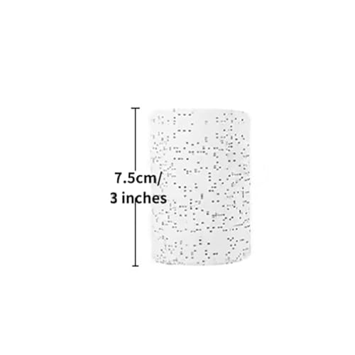 6 Pcs 7.5cm x 2.7m Vendas de yeso de algodón para molde corporal y manualidades miniatura 2