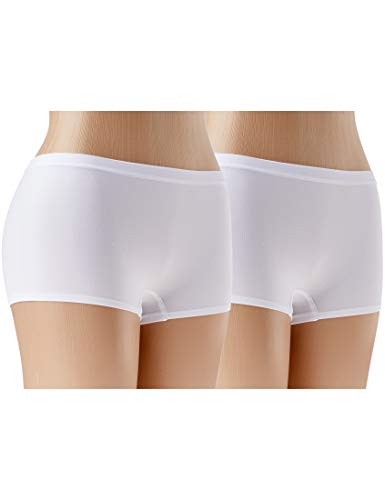 Kit 3 Caleçon Sem Costura, Hanes, Feminino, Branco, G