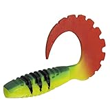 Twister Lot de 5 leurres en caoutchouc Twista Perchy 10 cm