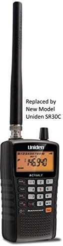 Uniden Bearcat BC75XLT Handheld Scanner, 300 Channels, 10 banks, Close Call Technology, PC Programable, NOAA Weather, Aviation, Marine, Railroad, NASCAR, and Non-Digital Police/Fire/Public Safety