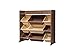 Iris Ohyama, Spielzeugaufbewahrung/Kinderschrank/Baby-Spielzeugkiste/Kinder-Mülleimerschrank/Holz-Aufbewahrungsbox, Design & ModernSchlafzimmer, Spielzimmer, Schule - Kids Toy Rack - TKTHR-39 - Braune