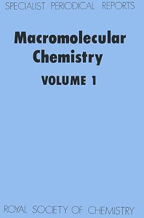 Macromolecular Chemistry Volume 1 Edition. ed. Edition book cover