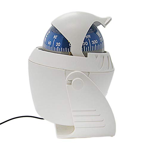 Brújula digital portátil para vehículo ABS acrílico miniatura 2