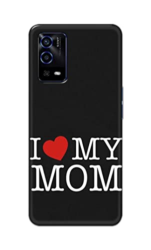 Image of PRINTFIDAA I Love My Mom Hard Back Cover for Oppo A55 Back Cover -(P6) KAT1006