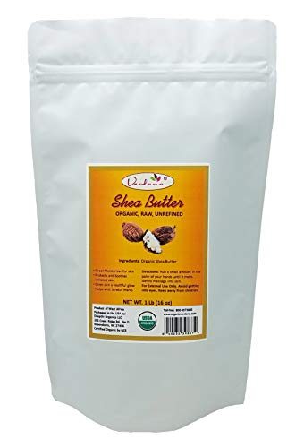 Verdana Shea Butter - Raw, African, Organic, Pure, Unrefined - Moisturizer, Balm, Body Lotion - Bulk 1 Lb (16 oz) Block
