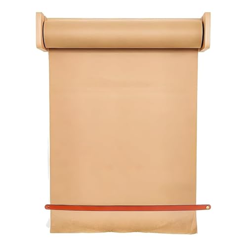 Dispensador y cortador de papel montado en la pared con rollo, diseño resistente para dibujar, mostrar menús y uso artesanal