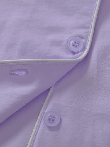 Image of Latuza Women's Petite Size Button Down Pajamas Set Long Sleeve