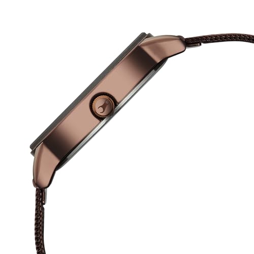 Image of Fastrack Style up 5 Quartz Brown Round Dial Girl's Watch | Stainless Steel Strap Material | Watches for Girls Analog - 6206QM01