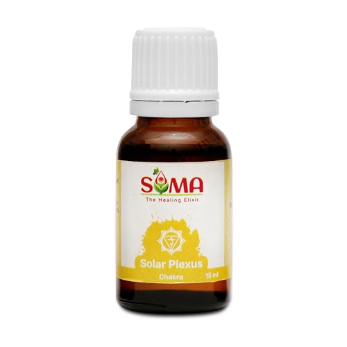Image of Solar Plexus Chakra Oil | Blends of Pure Essentials Oils Ideal for Calming Effects | 15 ml | Aroma Oil & Seven Chakra Oils | Best for Aromatherapy & Meditation | Pack of 1