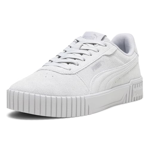 Image of PUMA Womens Carina 2.0 Sd Lace Up Sneakers Shoes Casual - Grey - Size 9 M
