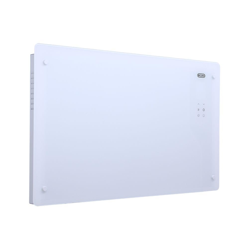 ECOSO 2000W White WiFi Glass Panel Smart Electric Heater Feet Plug 465x770