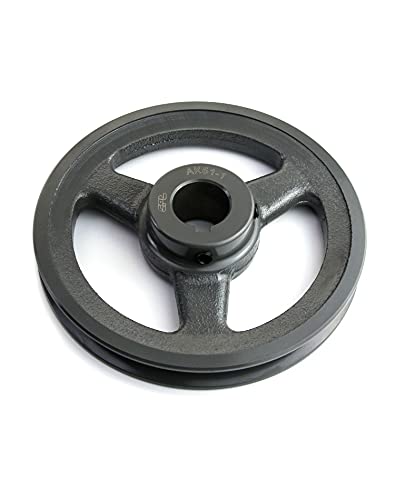 QWORK AK611 Single Groove V-Belt Sheave, 5.95" OD 1" Fixed Bore, Cast Iron Web Pulley for 4L A AX Belts, Heavy Duty Replacement for HVAC Units Agricultural Equipment & Shop Motors by QWORK - Used condition - Image 12
