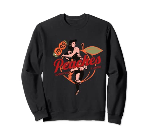 a league of their own rockford peaches Women Baseball 1945 Sweatshirt