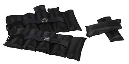 Poids réglables 18305 Body Coach gris noir lestés pour sport et rééducation