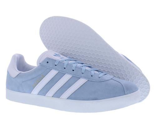 Image of adidas Gazelle 85 Mens Shoes Size 7, Color: Semi Blue /Cloud White-Blue