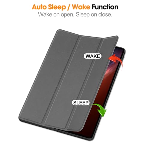 Coque Honor MagicPad4 12.3 antichoc et support multi-angles gris - 3