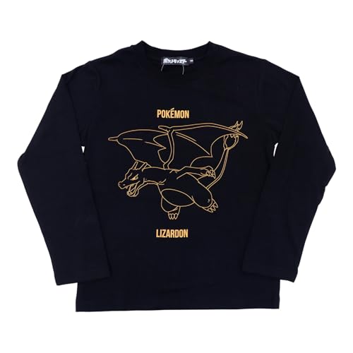 [タカラトミーアーツ] ポケットモンスター リザードン長袖Ｔシャツ 140cm ブラックのサムネイル