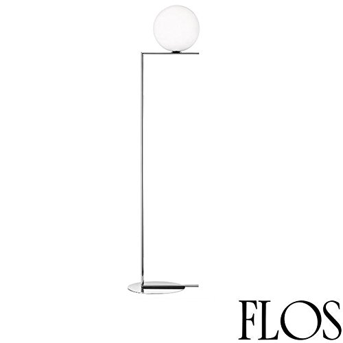 Preisvergleich Produktbild Flos IC F2 Stehlampe Chrom und Glas mundgeblasen US-Version FU317457