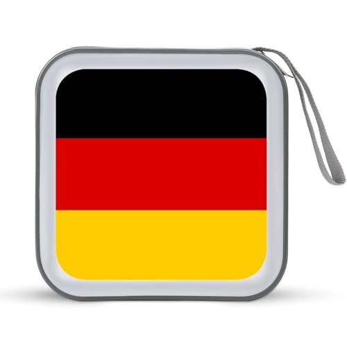 Germany Flag CD Case DVD Storage Case Portable