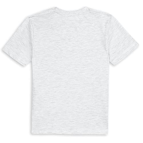 Image of Kidsville Captain America Printed Regular Fit Grey Melange Ploycotton Boy's T-Shirt