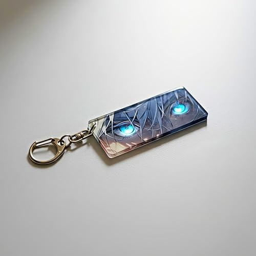 ZYNKAI Anime Glowing Eyes Keychain Sataru1 - Image 2
