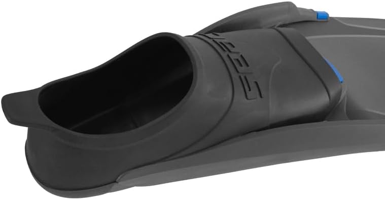 Miniatura 5 de SEAC BM-30, Aletas largas con cuchillas intercambiables para apnea y pesca submarina, Made in Italy, BlackBlue, 9.5-10