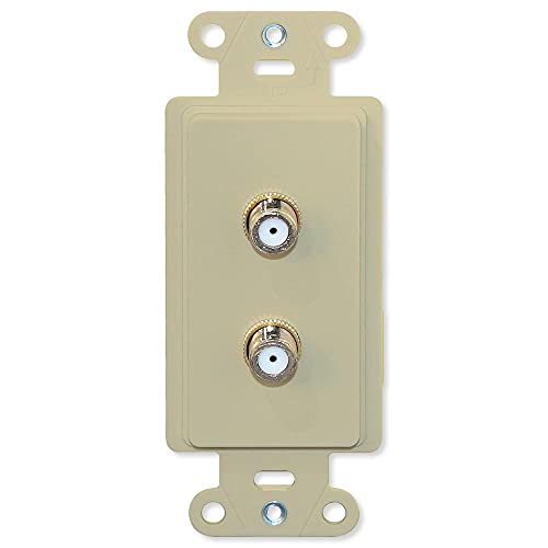 Advanced Dynamics Splitter/Wallplate Pro Insert, Ivory (ADSWP2-Ivory)