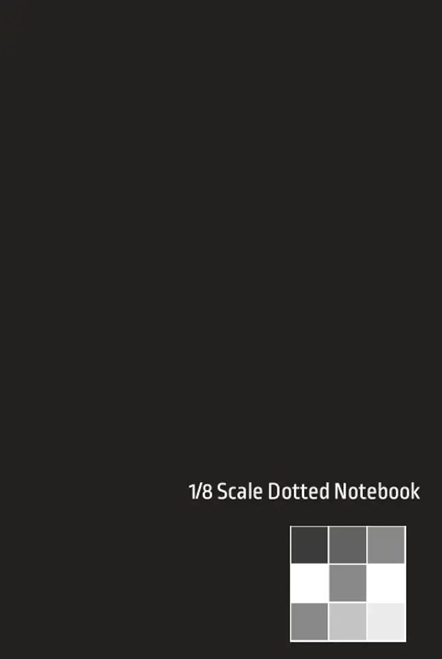 1/8 Scale Dotted Notebook: Architects Dotted Sketchbook