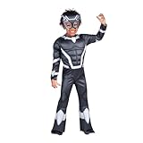 Marvel Black Panther Official Toddler Halloween Costume - Premium Quality Padded Jumpsuit and Fabric Mask