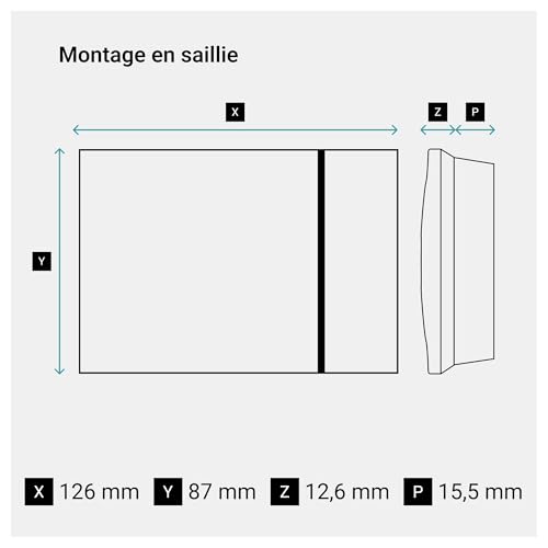 Thermostat Smarther Legrand connecté saillie WiFi avec application Home Control - 5
