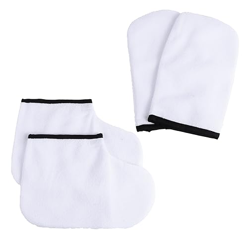 Guantes y Botines de Cera para Manos y Pies Spa 4 pcs